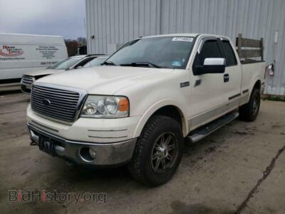 2008 Ford F150, белый — VIN 1FTPX14528FA91836, Copart
