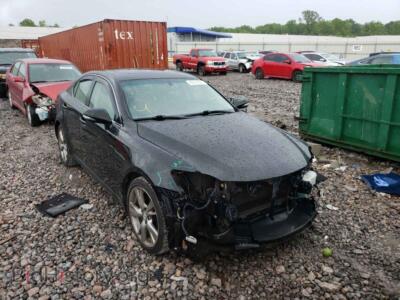 2010 Lexus IS IS 250, черный — VIN JTHBF5C2XA2095317, Copart