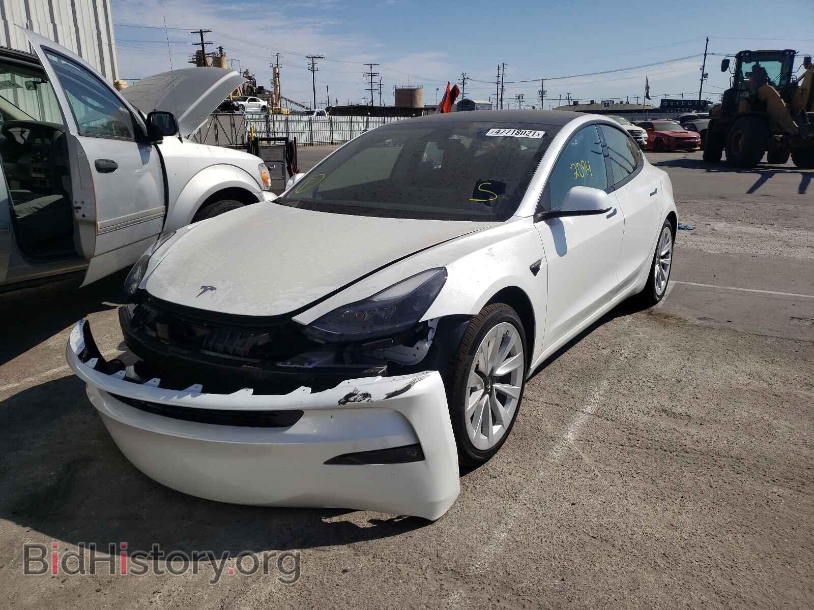 2021 TESLA MODEL 3 - VIN: 5YJ3E1EB9MF918318 - Photo 2