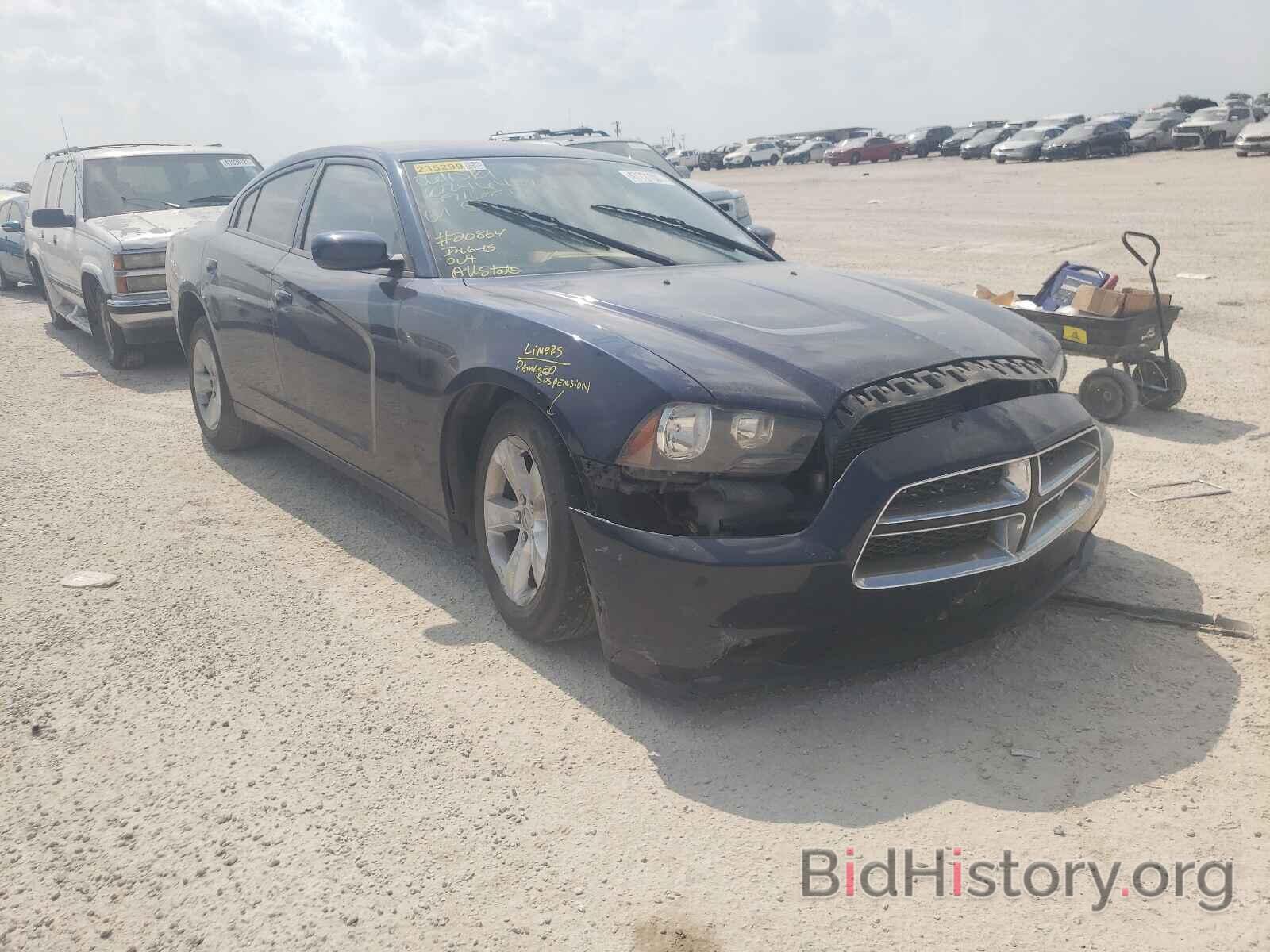 Photo 2C3CDXBG5DH591680 - DODGE CHARGER 2013