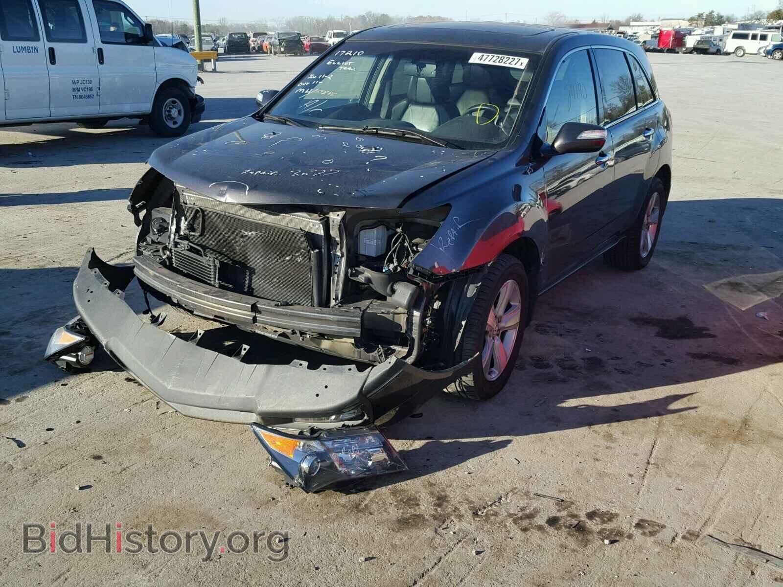 2010 ACURA MDX - VIN: 2HNYD2H27AH520194 - Фото 2