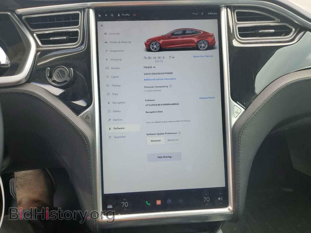 2013 TESLA MODEL S - VIN: 5YJSA1CNXDFP14695 - Photo 9
