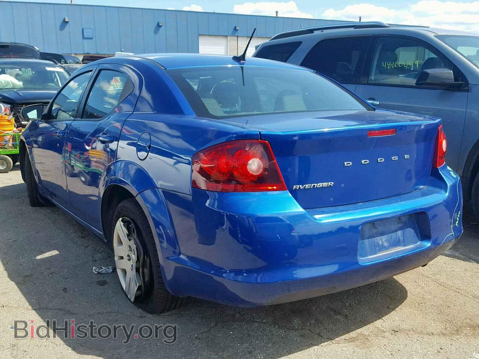 2014 DODGE AVENGER - VIN: 1C3CDZAB4EN105287 - Фото 3