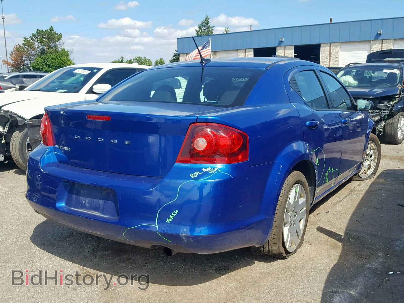2014 DODGE AVENGER - VIN: 1C3CDZAB4EN105287 - Фото 4
