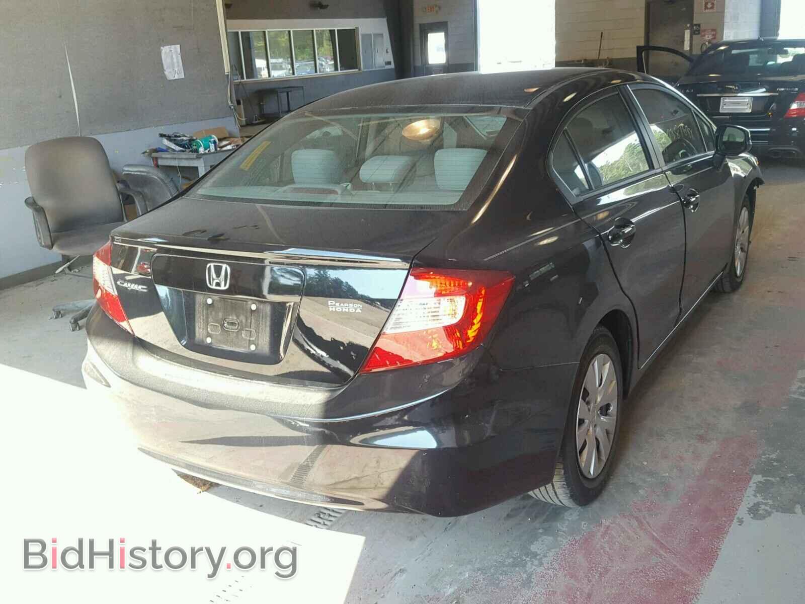 2012 HONDA CIVIC LX - VIN: 2HGFB2F50CH587109 - Фото 4