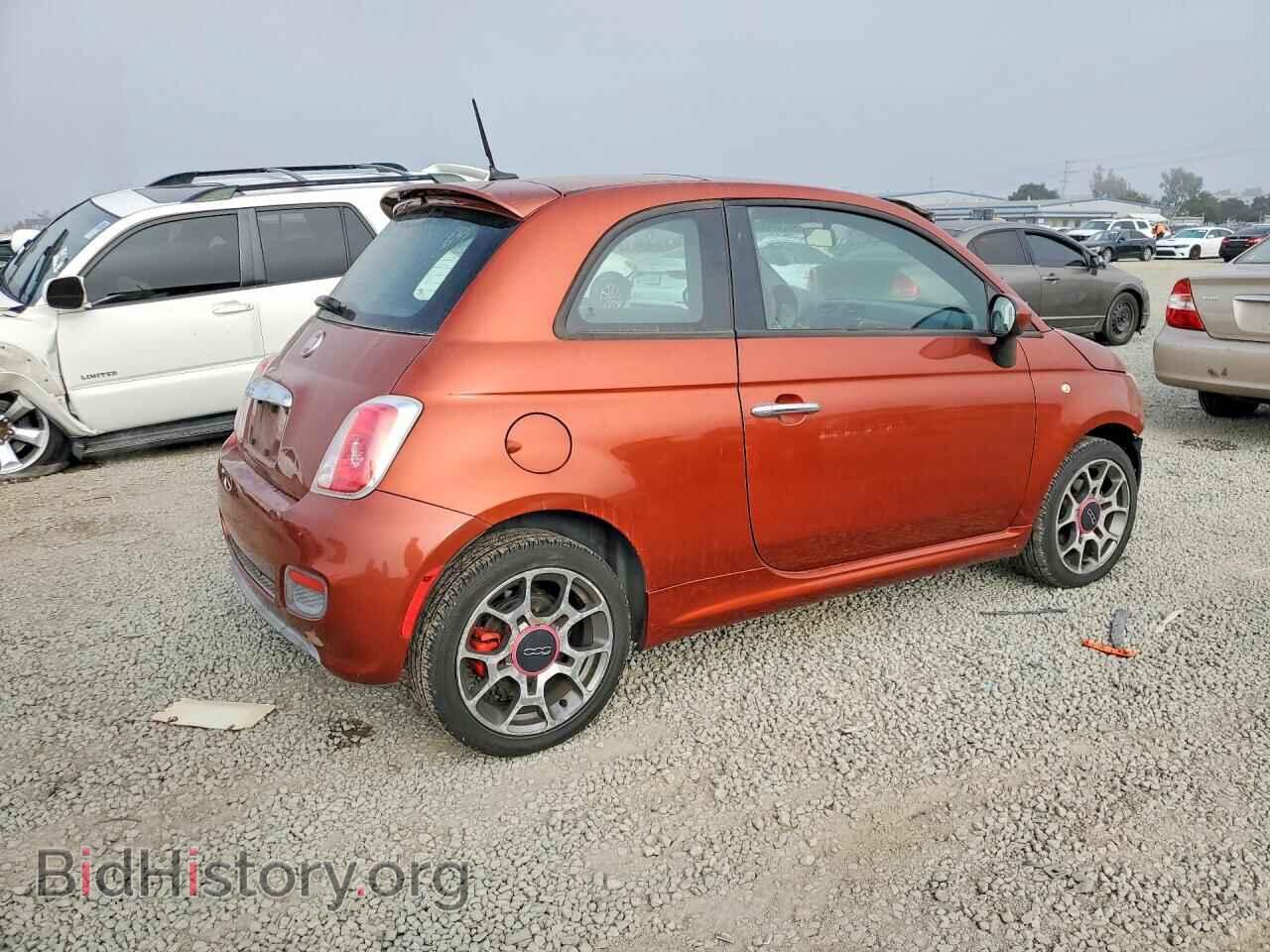 2012 FIAT 500 - VIN: 3C3CFFBR2CT100641 - Фото 3