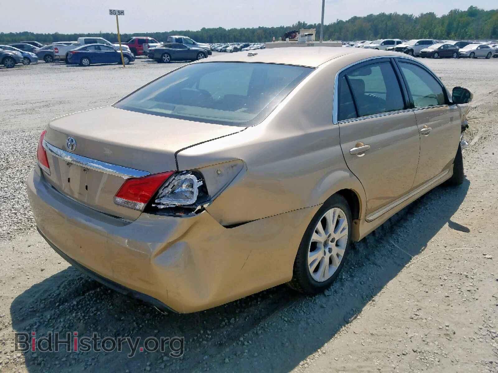 2011 TOYOTA AVALON - VIN: 4T1BK3DB0BU439643 - Фото 4