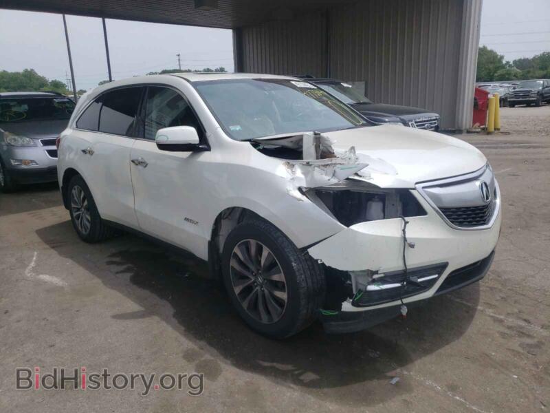 2014 Acura MDX MDX Techno (VIN 5FRYD4H44EB007787) — фото 1 из 10, Copart, повреждение: передняя часть