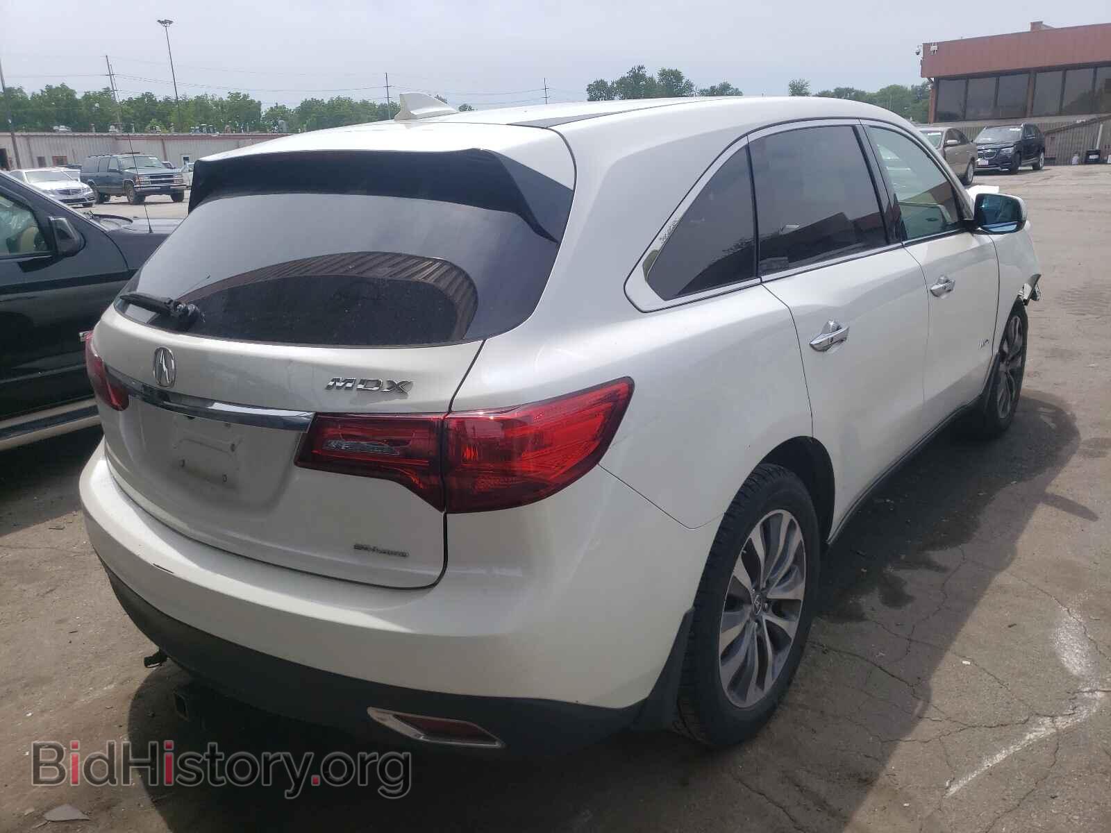 2014 ACURA MDX - VIN: 5FRYD4H44EB007787 - Фото 4