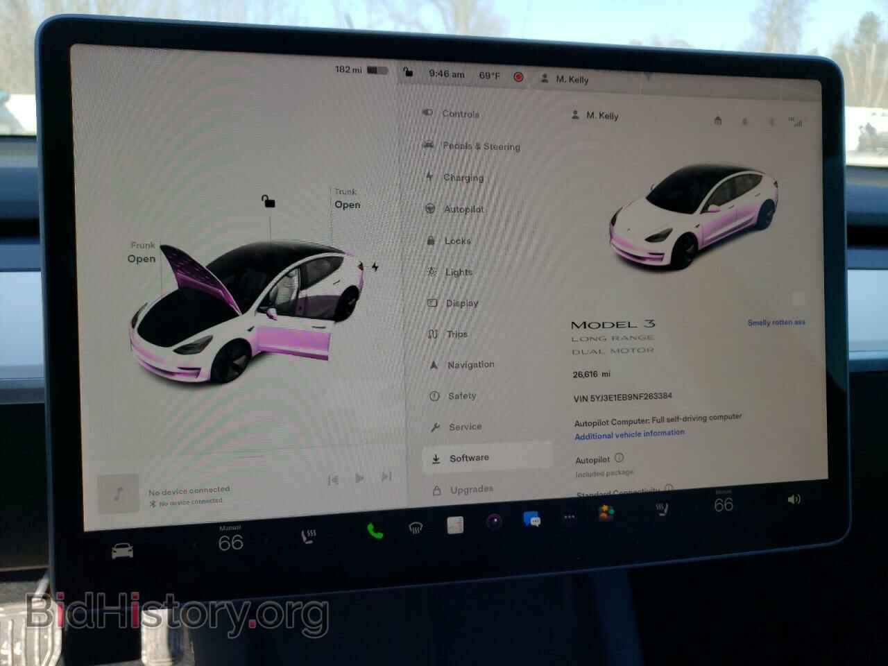 2022 TESLA MODEL 3 - VIN: 5YJ3E1EB9NF263384 - Фото 9