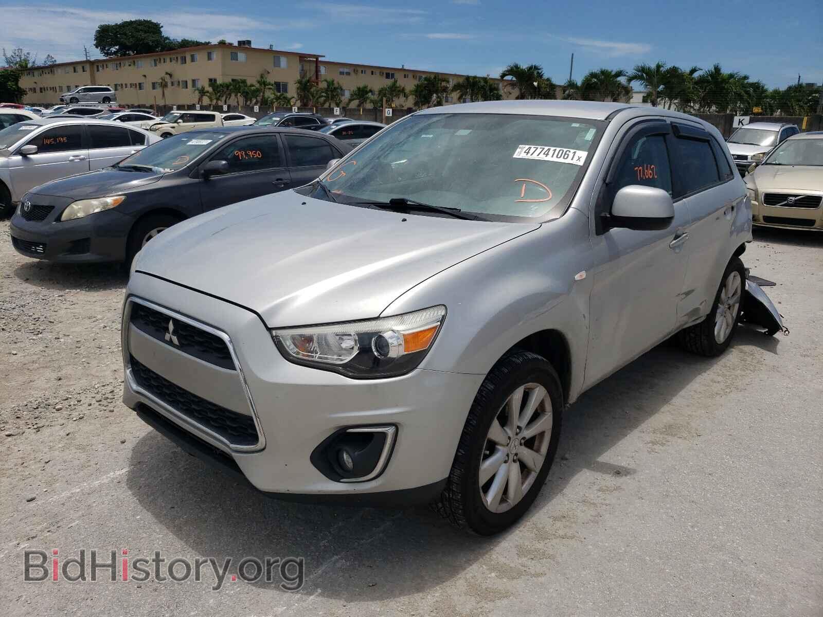 2014 MITSUBISHI OUTLANDER - VIN: 4A4AP3AU4EE032259 - Фото 2
