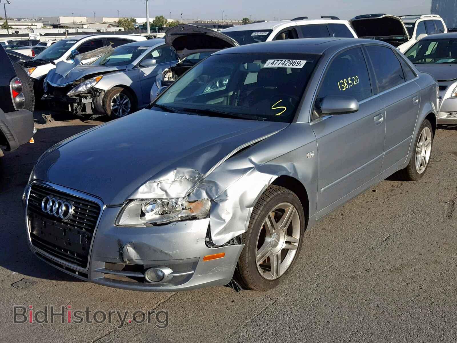 2007 AUDI A4 - VIN: WAUDF78E47A139137 - Фото 2