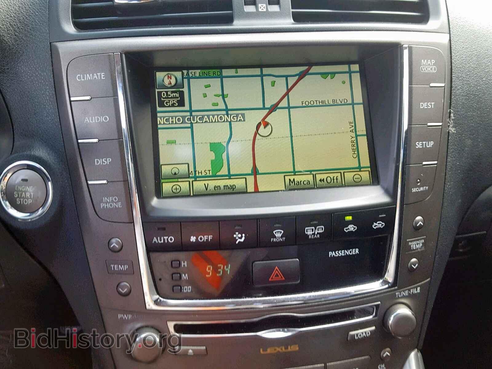 2010 LEXUS IS 250 - VIN: JTHBF5C28A2097809 - Фото 9