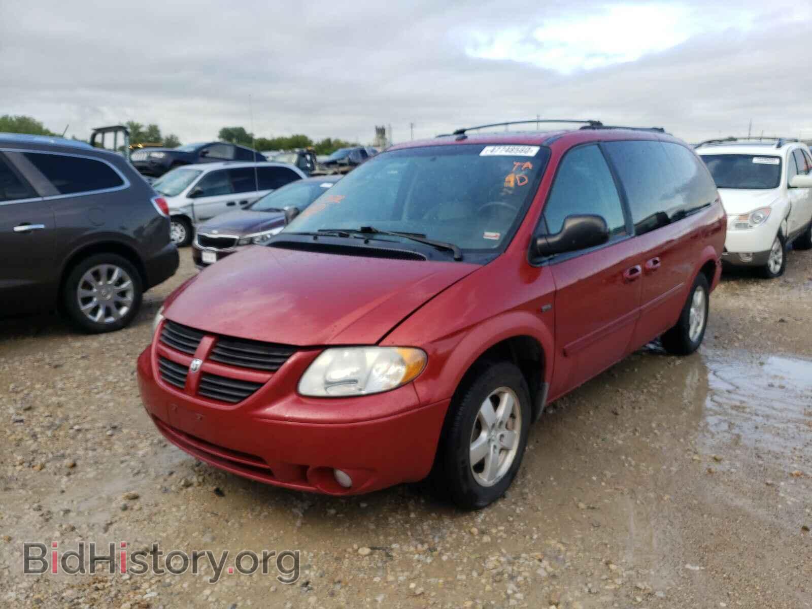 2007 DODGE CARAVAN - VIN: 2D4GP44L27R178372 - Фото 2