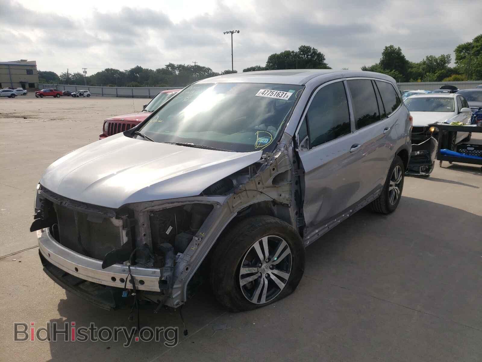 2017 HONDA PILOT - VIN: 5FNYF5H51HB016543 - Фото 2