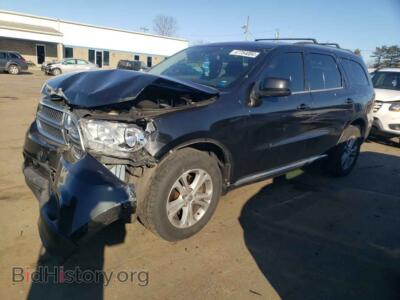 2012 Dodge DURANGO SXT, черный — VIN 1C4RDJAG4CC207345, Copart