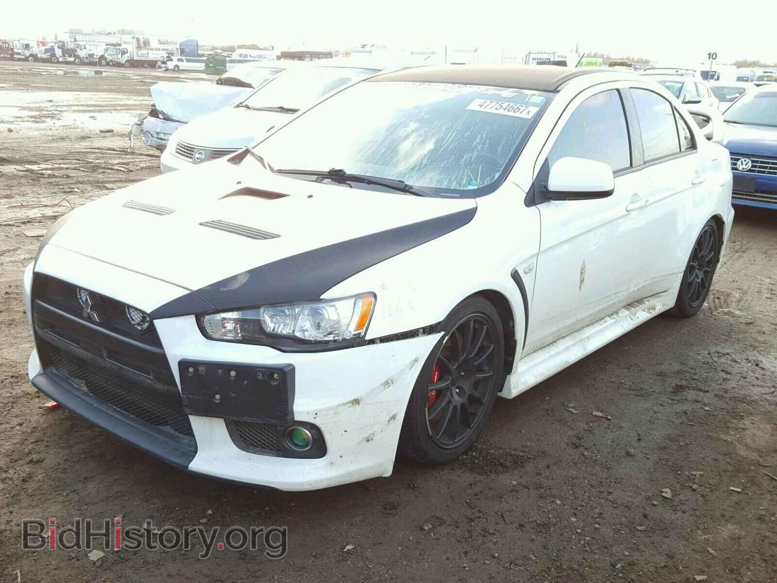 2013 MITSUBISHI EVO - VIN: JA32W8FV2DU014861 - Фото 2