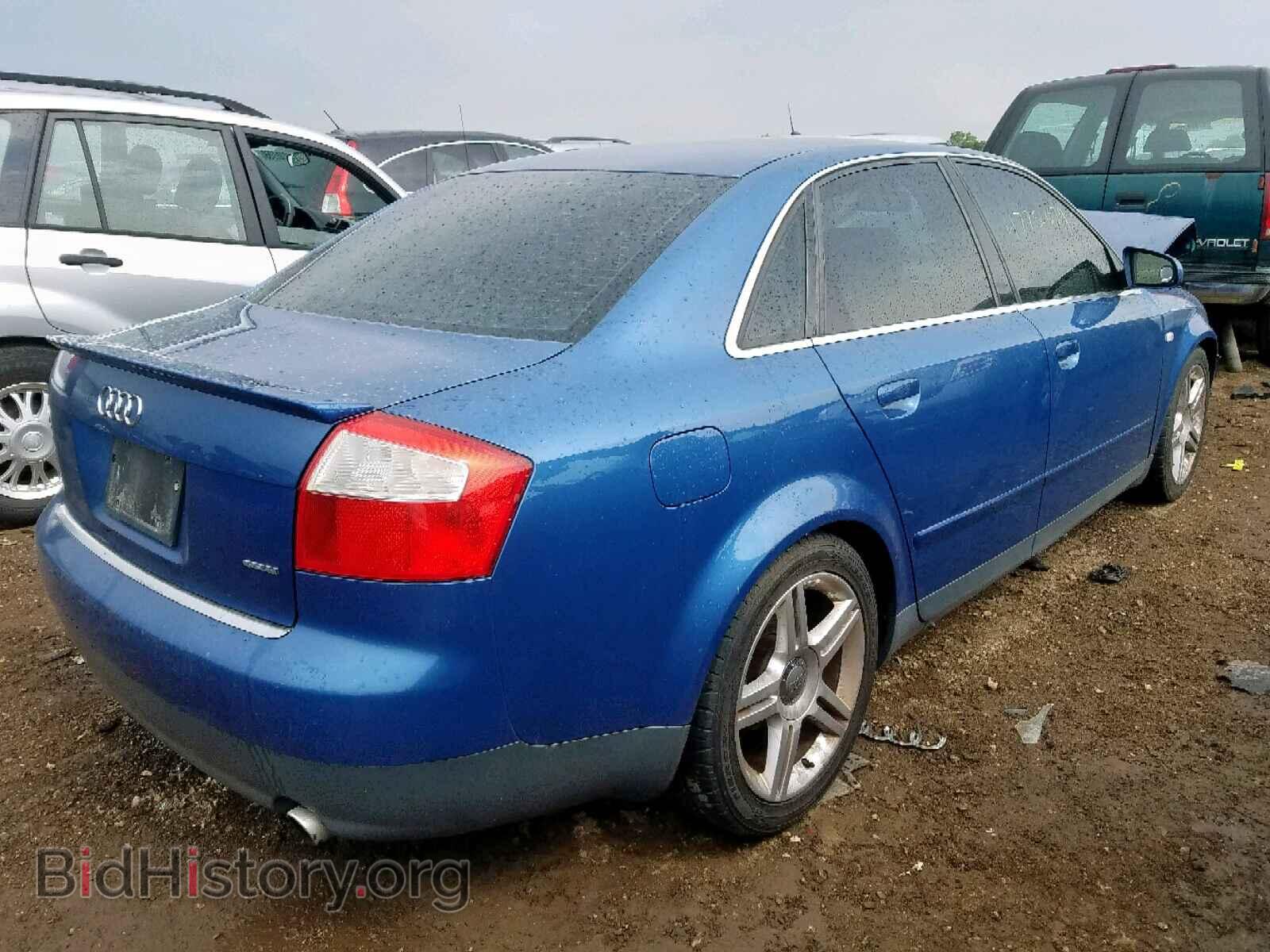 2002 AUDI A4 - VIN: WAULT68E32A097650 - Фото 4