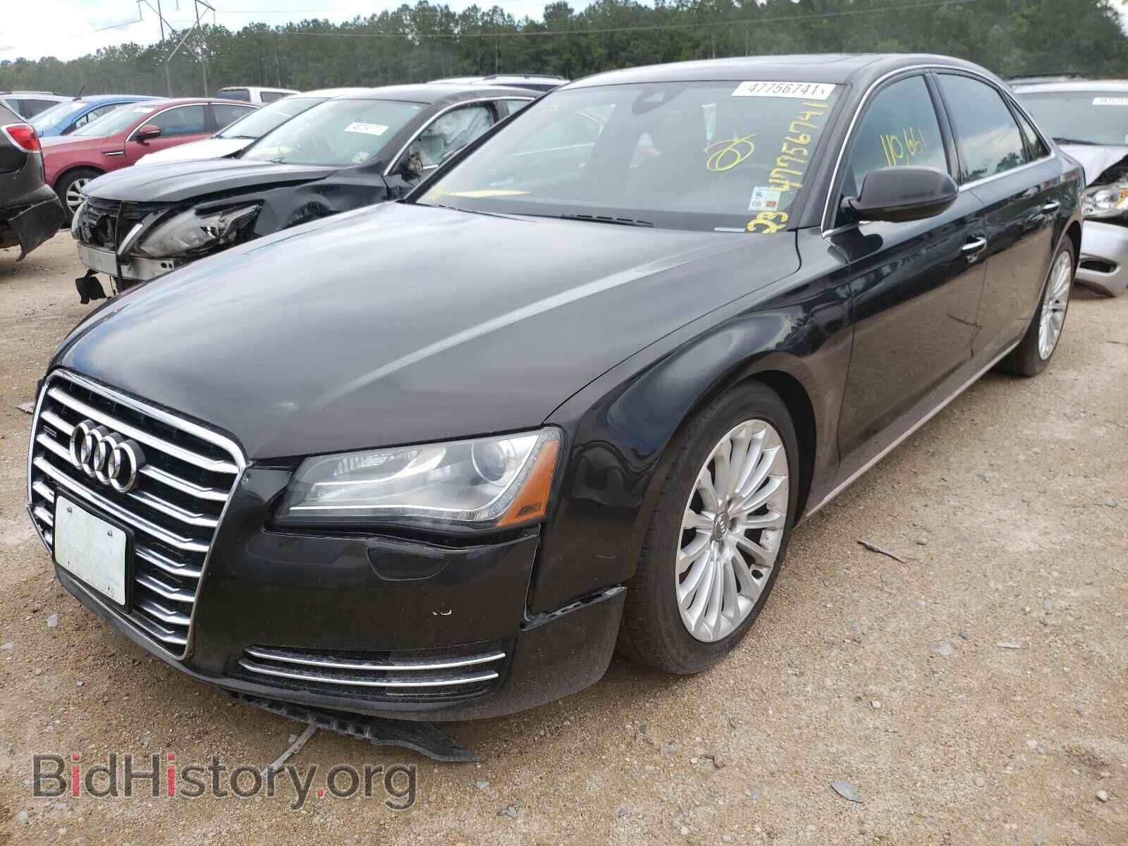2013 AUDI A8 - VIN: WAUR2AFD0DN010681 - Фото 2