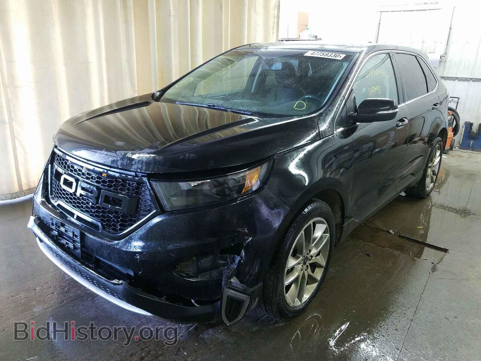 2015 FORD EDGE - VIN: 2FMTK4K95FBB64907 - Фото 2