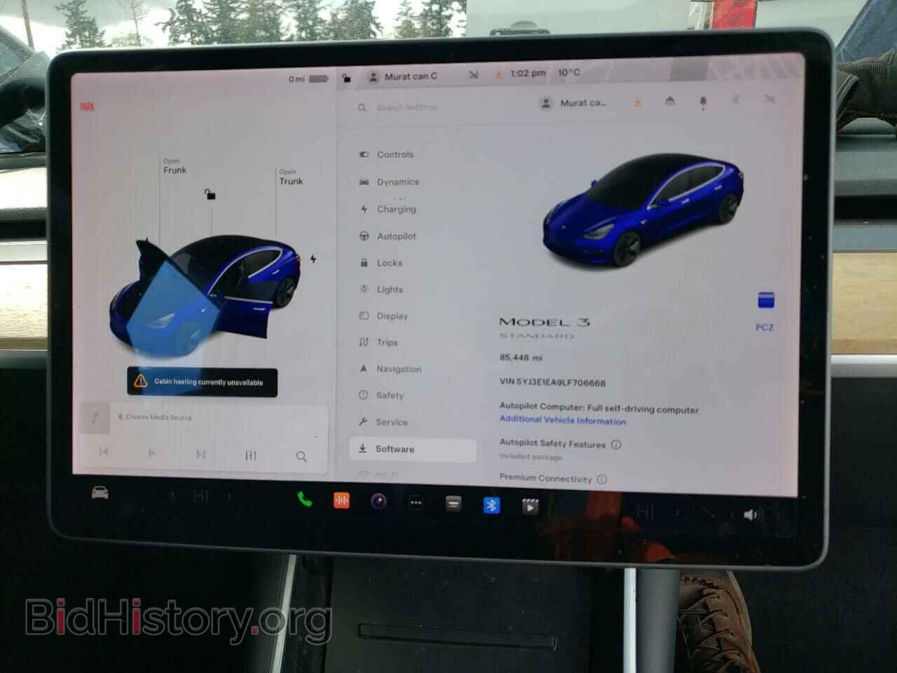 2020 TESLA MODEL 3 - VIN: 5YJ3E1EA9LF706668 - Photo 9