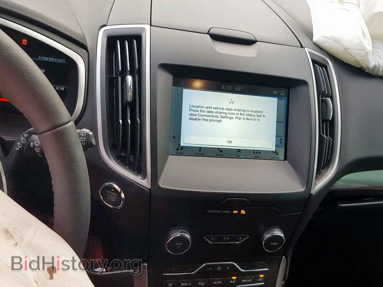2019 FORD EDGE SEL - VIN: 2FMPK4J96KBB13252 - Photo 9