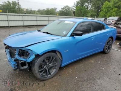 2018 Dodge CHARGER Charger R/, синий — VIN 2C3CDXCT0JH306830, Copart