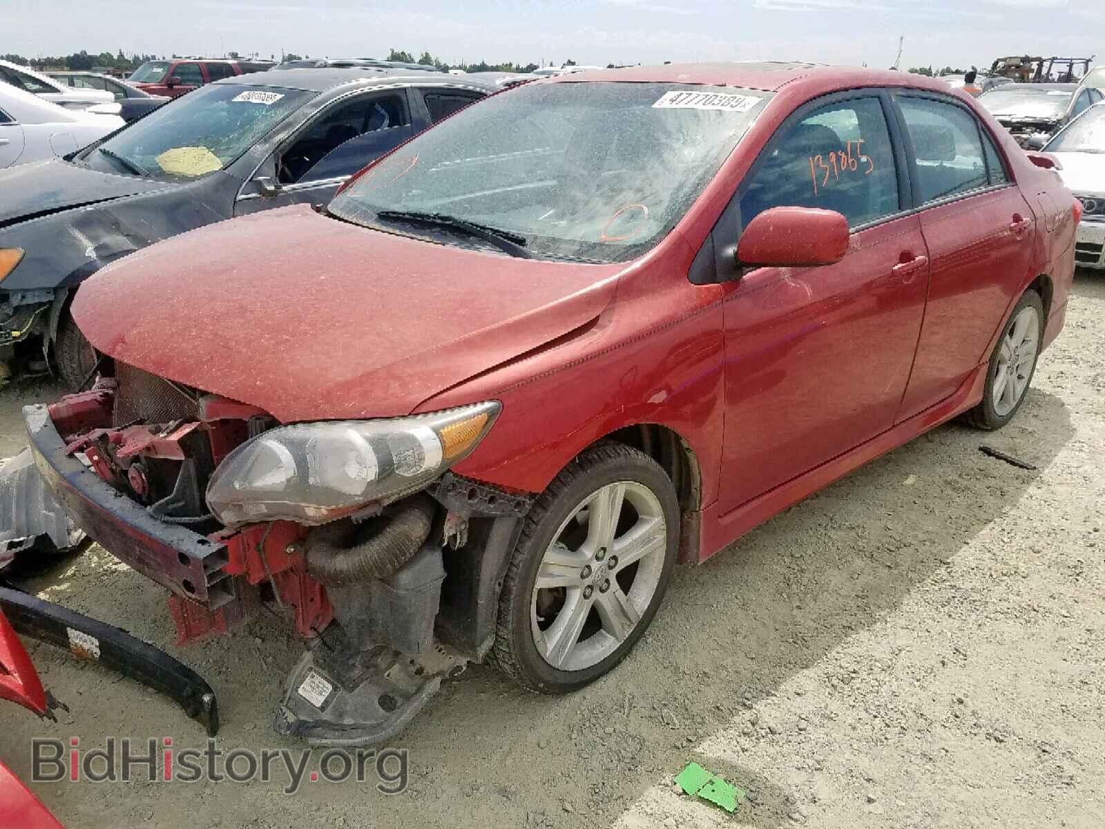 2013 TOYOTA COROLLA BA - VIN: 2T1BU4EE6DC070784 - Фото 2