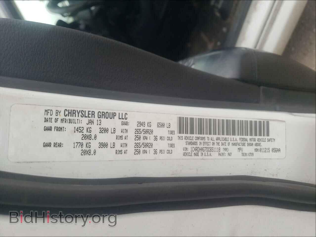 2013 DODGE DURANGO - VIN: 1C4RDHAG7DC651118 - Photo 10