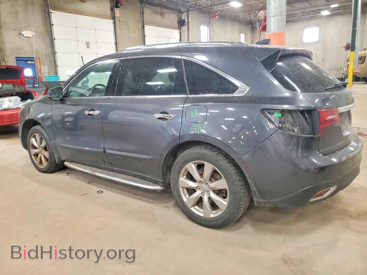 2014 ACURA MDX - VIN: 5FRYD4H84EB010255 - Фото 2