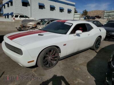 2014 Dodge CHALLENGER SRT-8, white — VIN 2C3CDYCJ4EH136711, Copart
