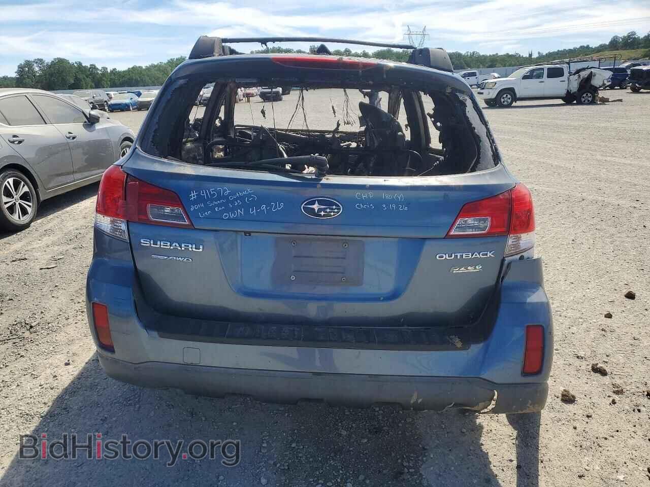 2014 SUBARU OUTBACK - VIN: 4S4BRBNC2E3206693 - Фото 6