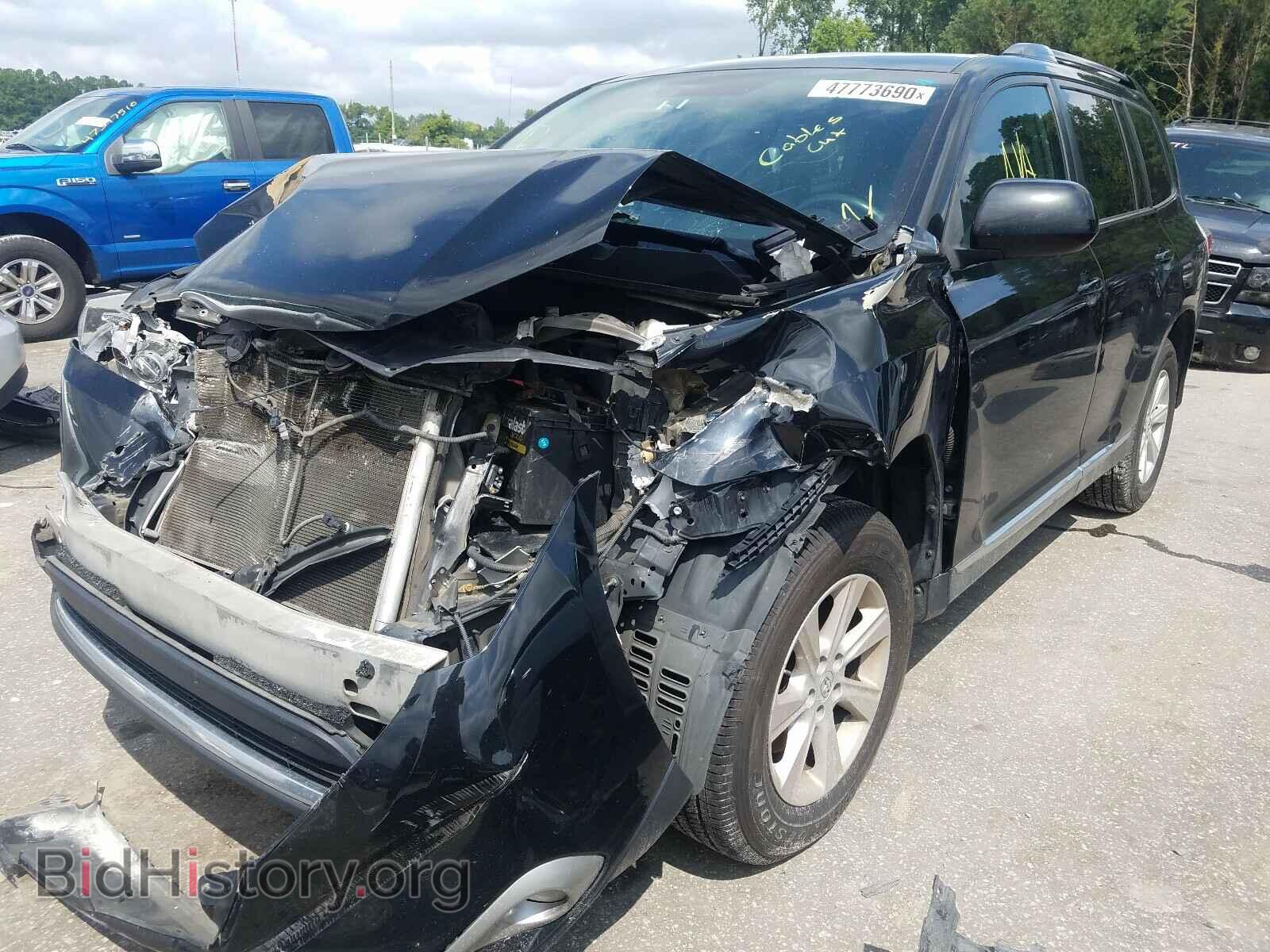 2012 TOYOTA HIGHLANDER - VIN: 5TDZK3EH8CS065732 - Фото 2