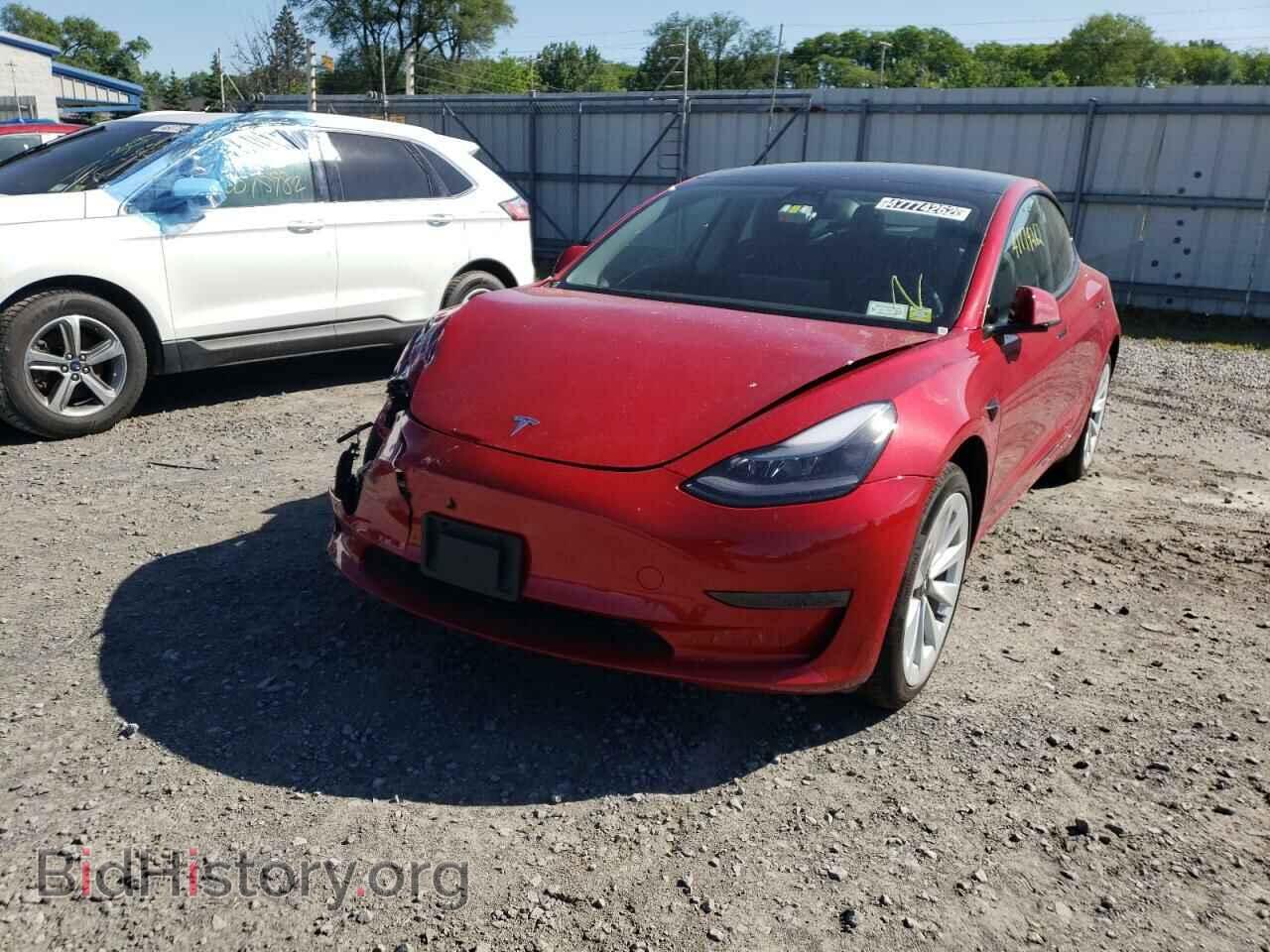 2022 TESLA MODEL 3 - VIN: 5YJ3E1EA5NF184897 - Фото 2