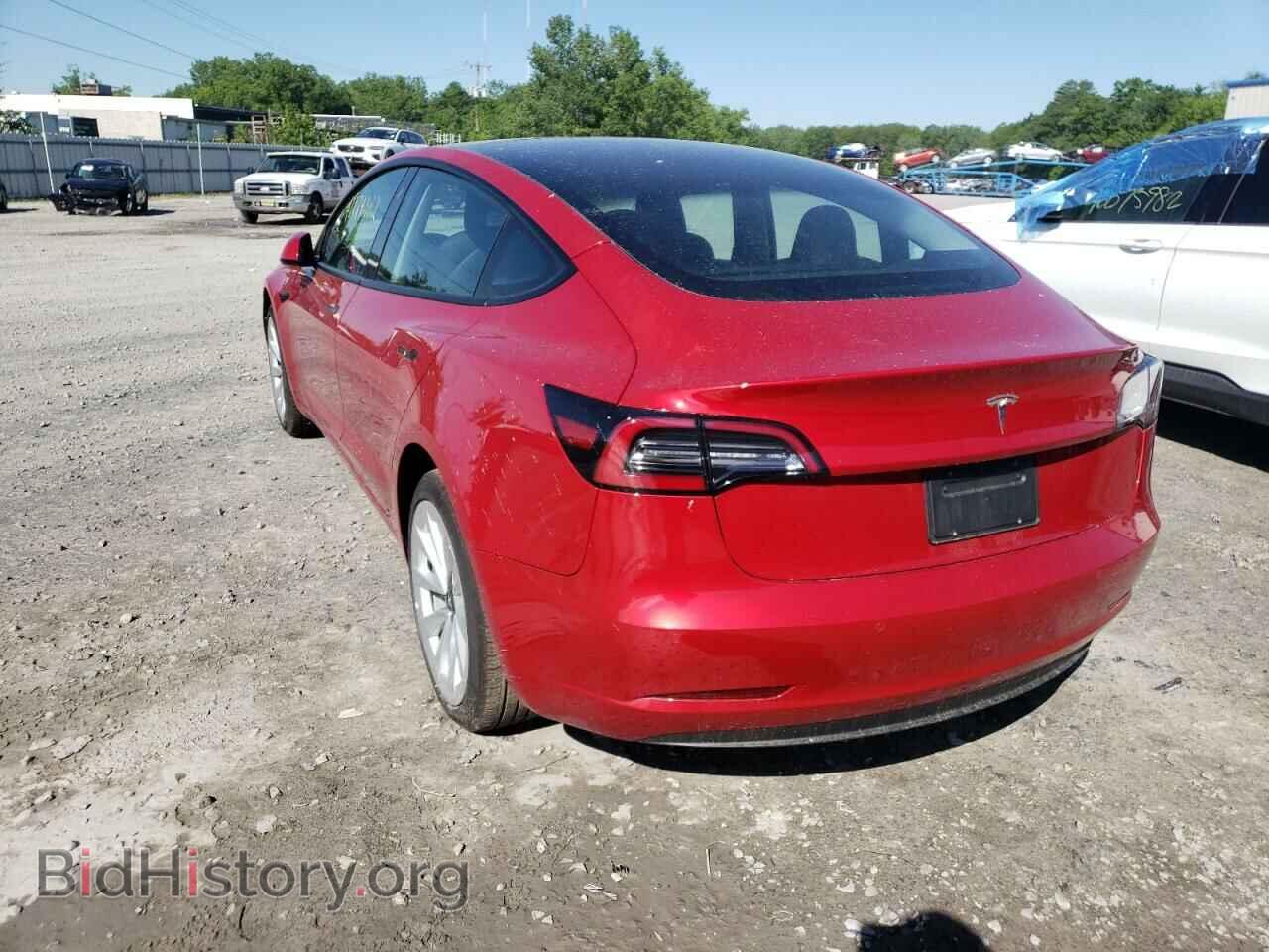 2022 TESLA MODEL 3 - VIN: 5YJ3E1EA5NF184897 - Фото 3