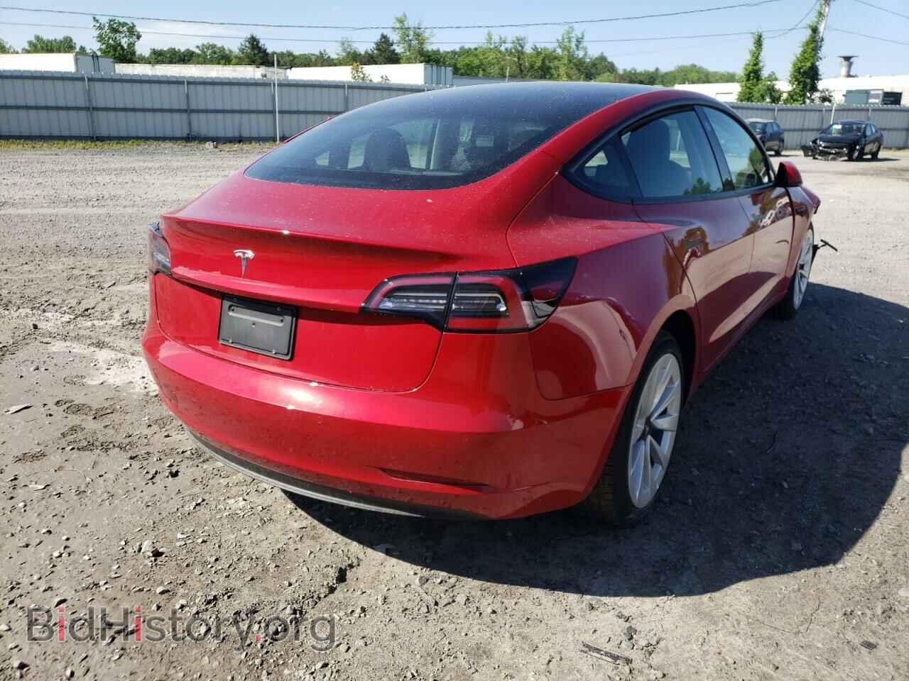 2022 TESLA MODEL 3 - VIN: 5YJ3E1EA5NF184897 - Фото 4