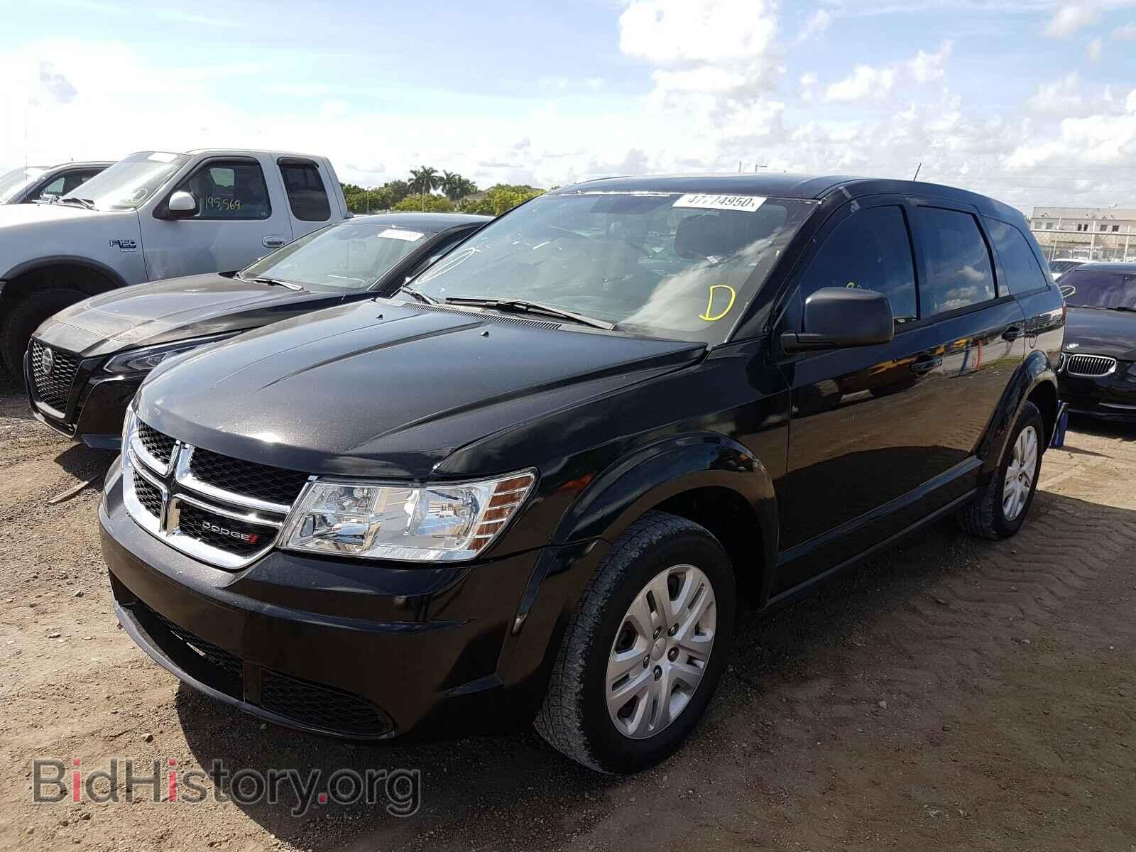 2014 DODGE JOURNEY - VIN: 3C4PDCAB2ET256493 - Фото 2
