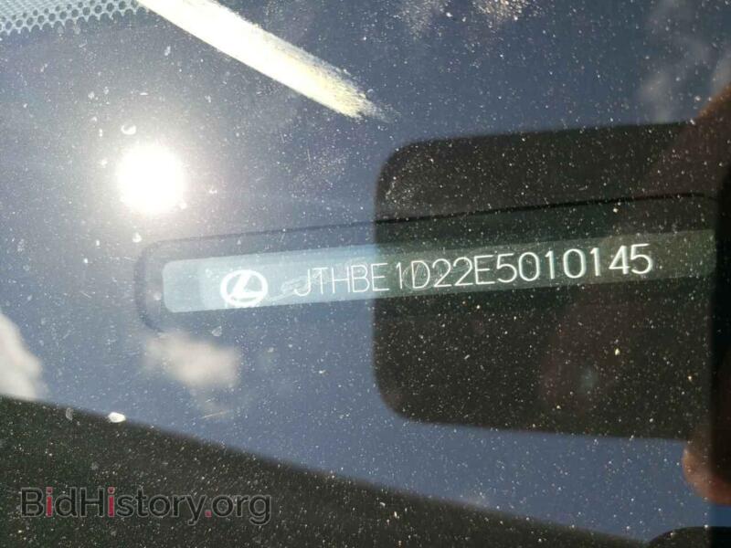 2014 Lexus IS (VIN JTHBE1D22E5010145) — фото 10 из 10