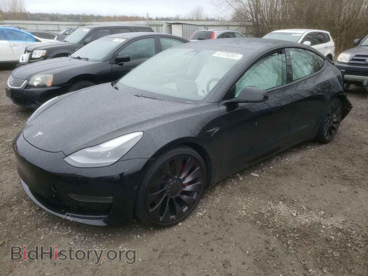 Фотография 5YJ3E1EC0MF914277 - TESLA MODEL 3 2021
