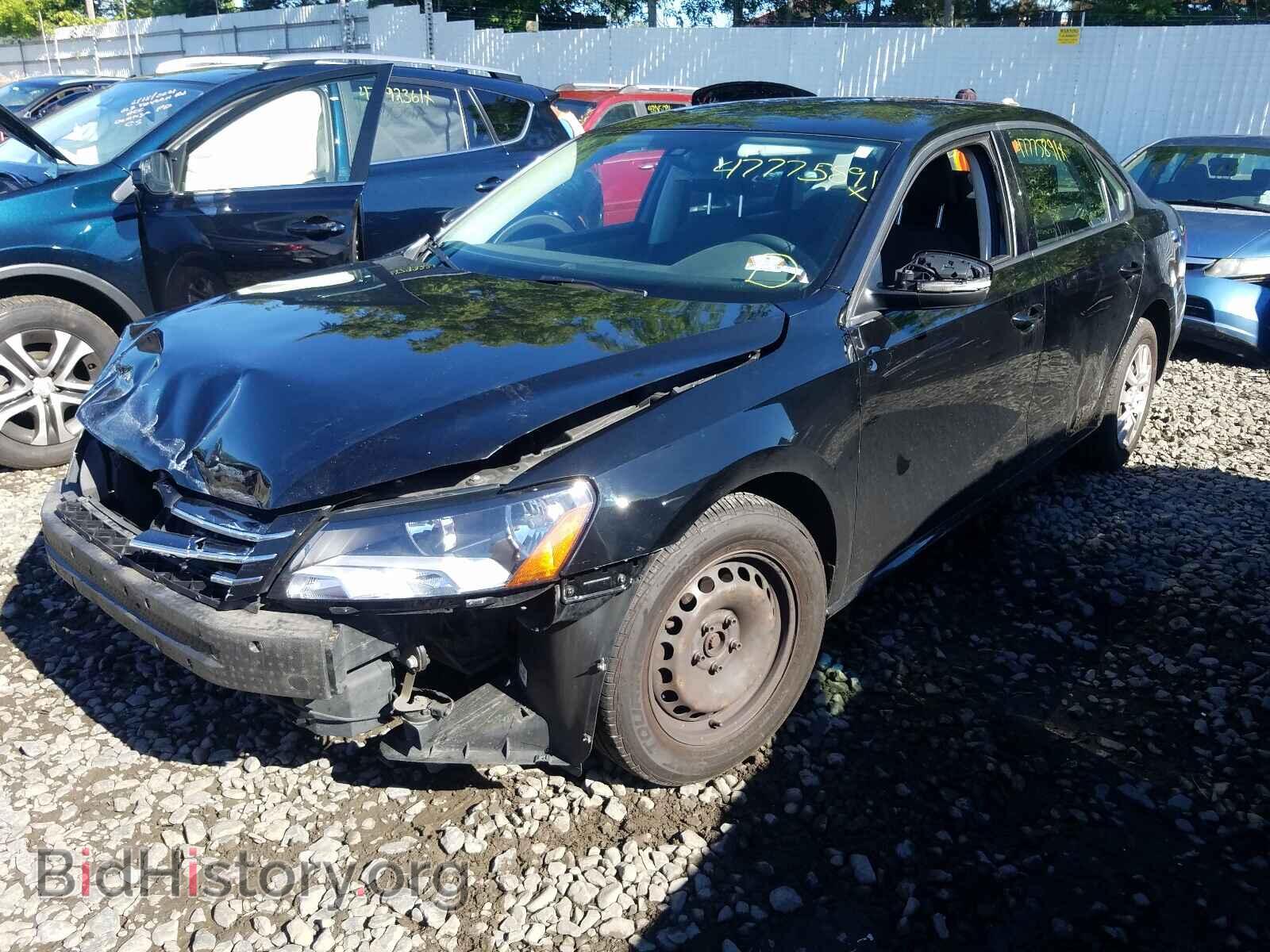 2014 VOLKSWAGEN PASSAT - VIN: 1VWAP7A37EC014210 - Фото 2