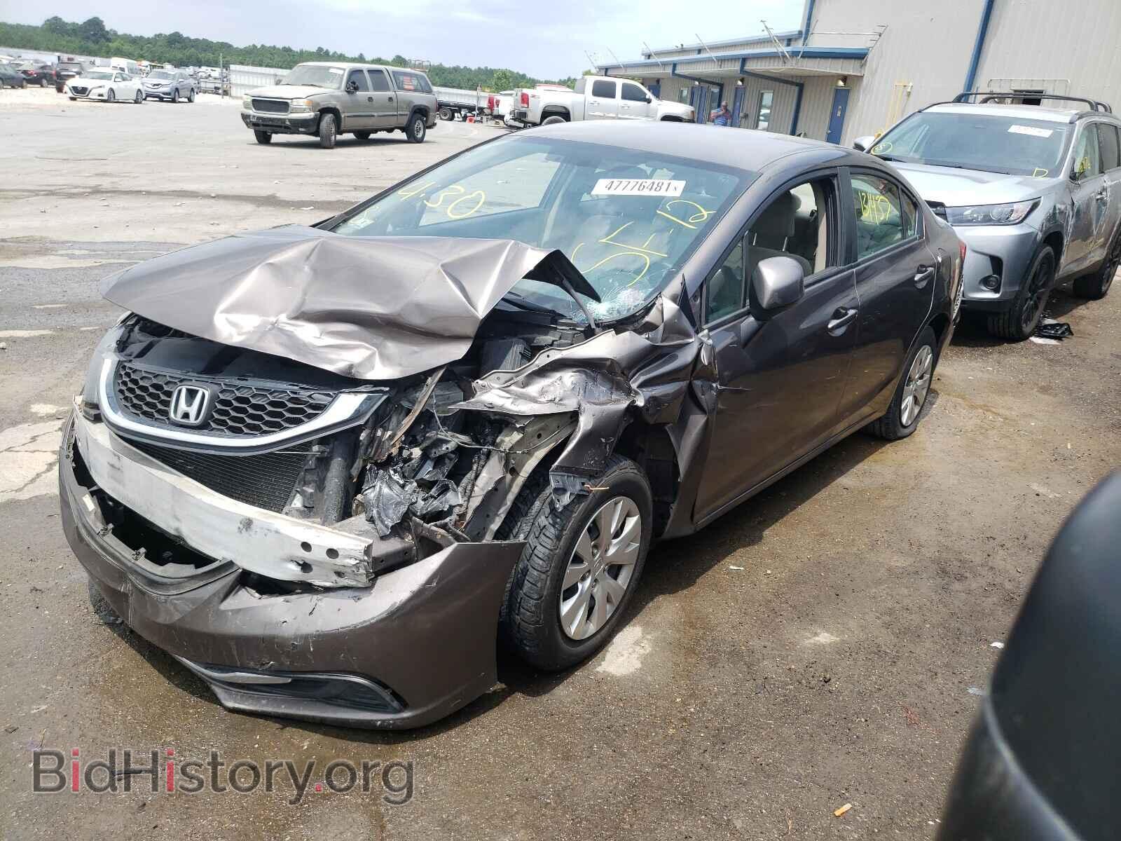 2012 HONDA CIVIC - VIN: 2HGFB2F52CH593574 - Фото 2