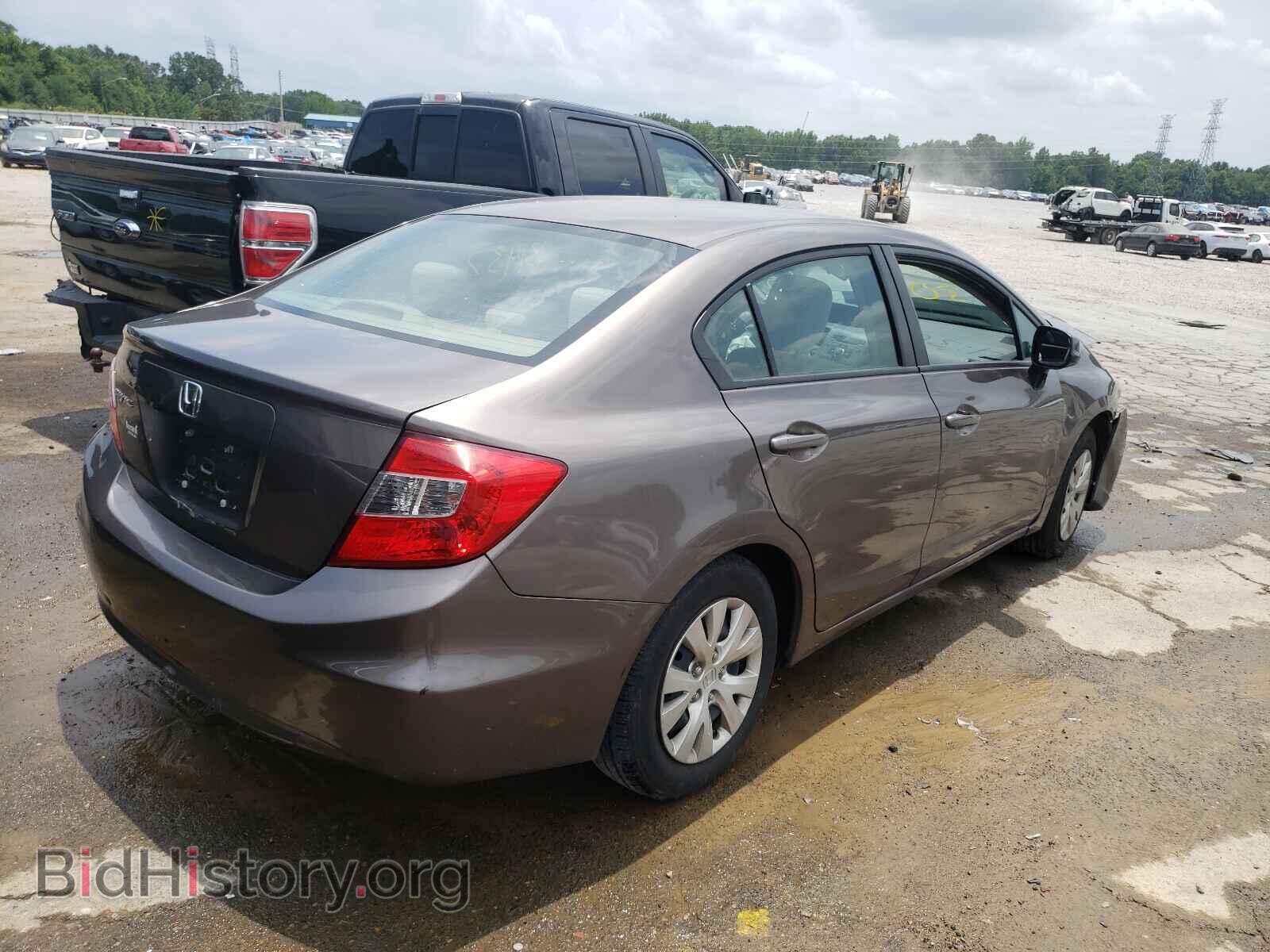 2012 HONDA CIVIC - VIN: 2HGFB2F52CH593574 - Фото 4