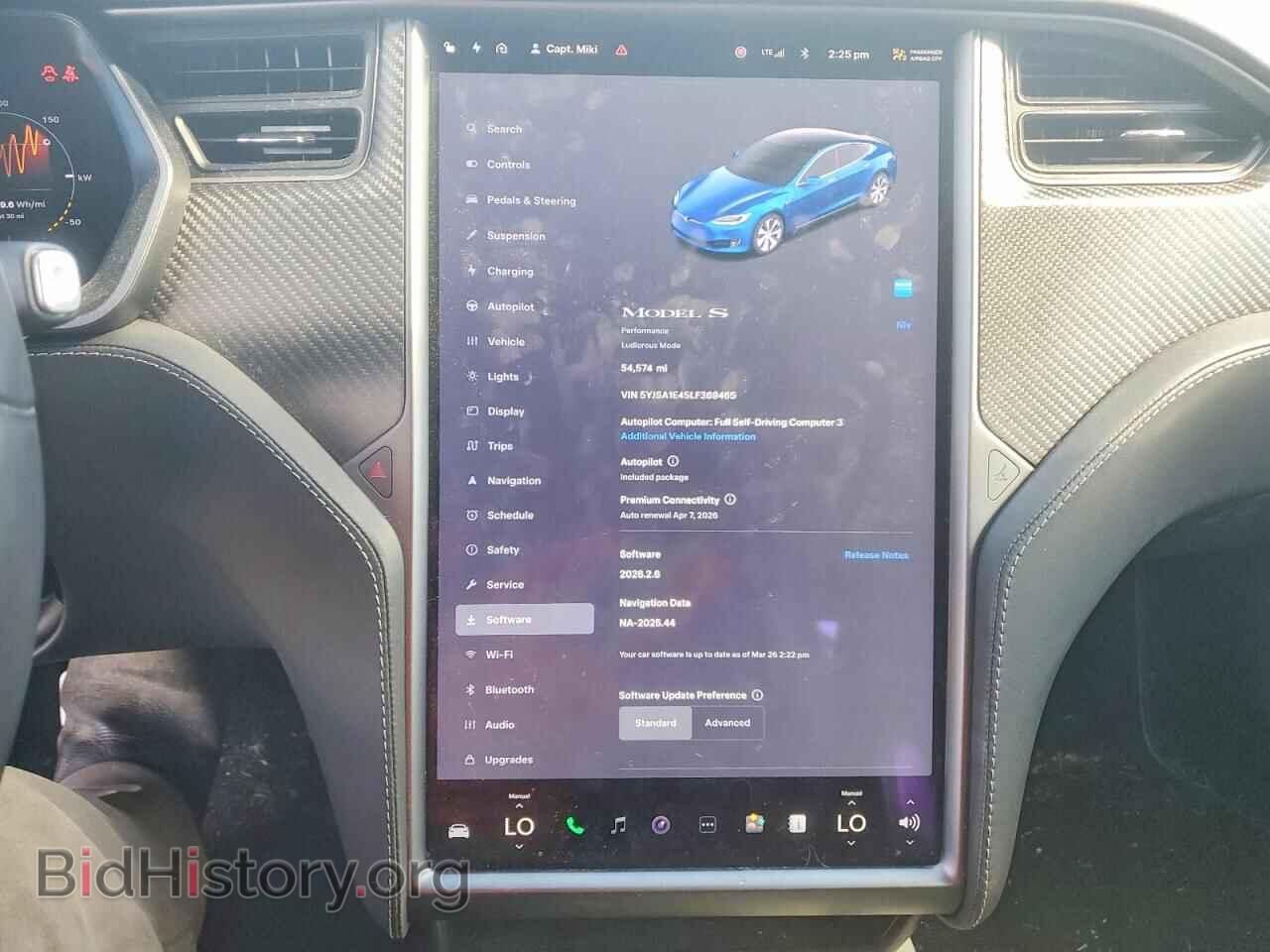 2020 TESLA MODEL S - VIN: 5YJSA1E45LF369465 - Photo 9