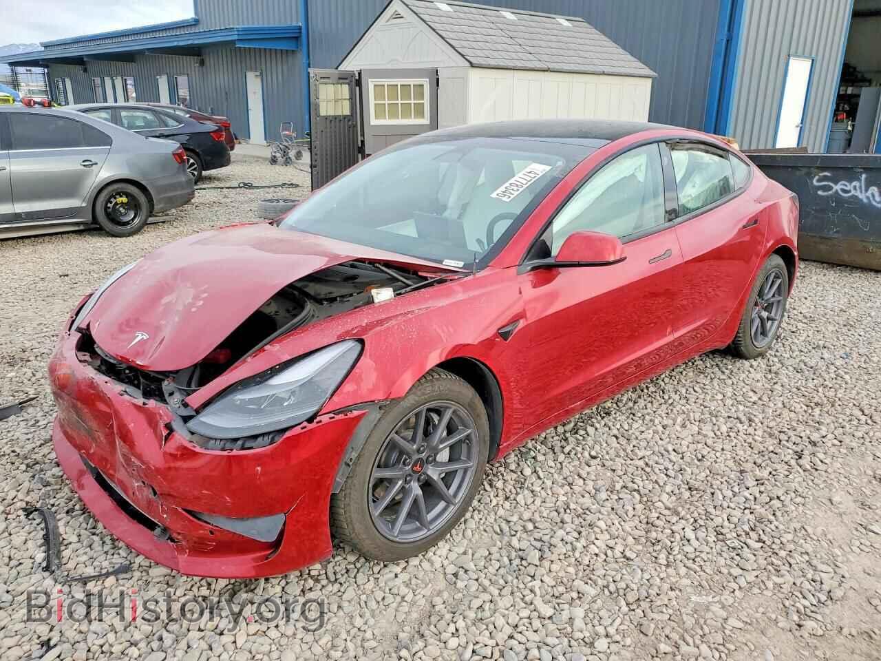 Photo 5YJ3E1EB9MF874322 - TESLA MODEL 3 2021