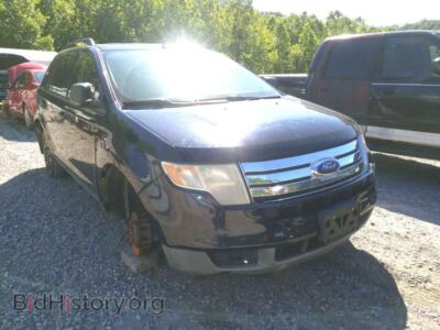 2008 Ford EDGE Edge SE, blue — VIN 2FMDK36C08BB44748, Copart