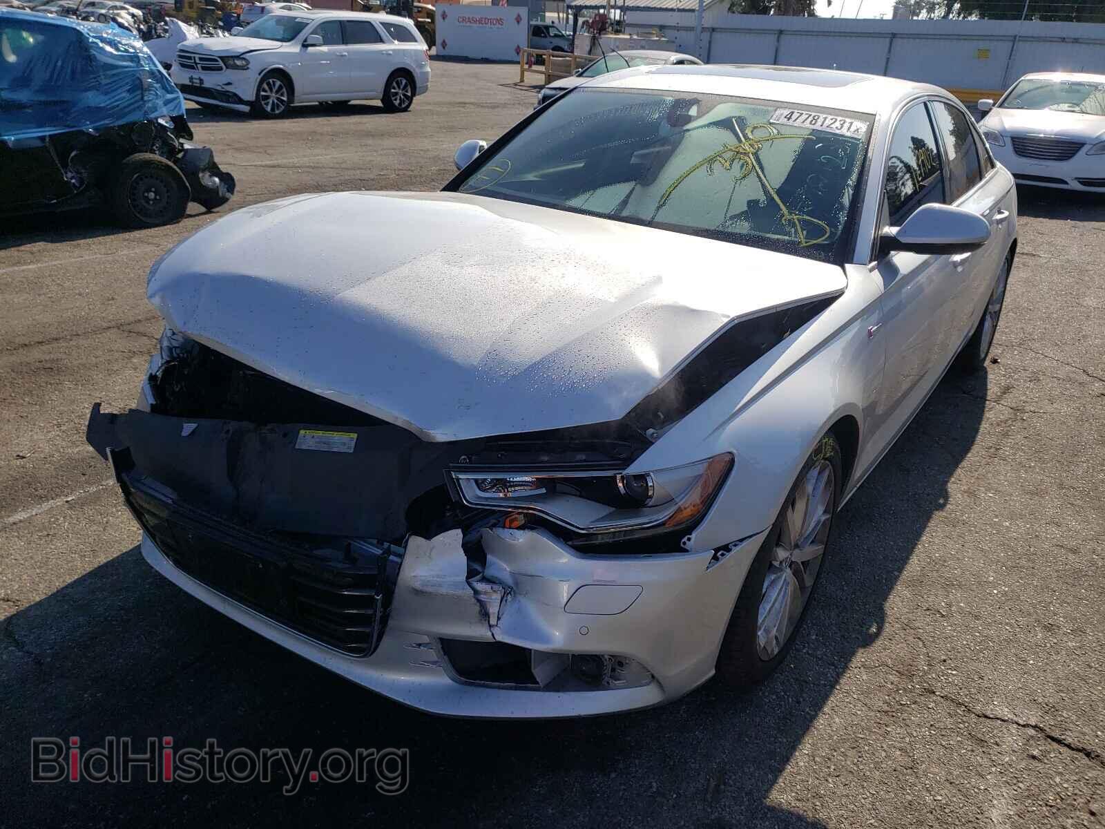2012 AUDI A6 - VIN: WAUGGAFC9CN069761 - Фото 2