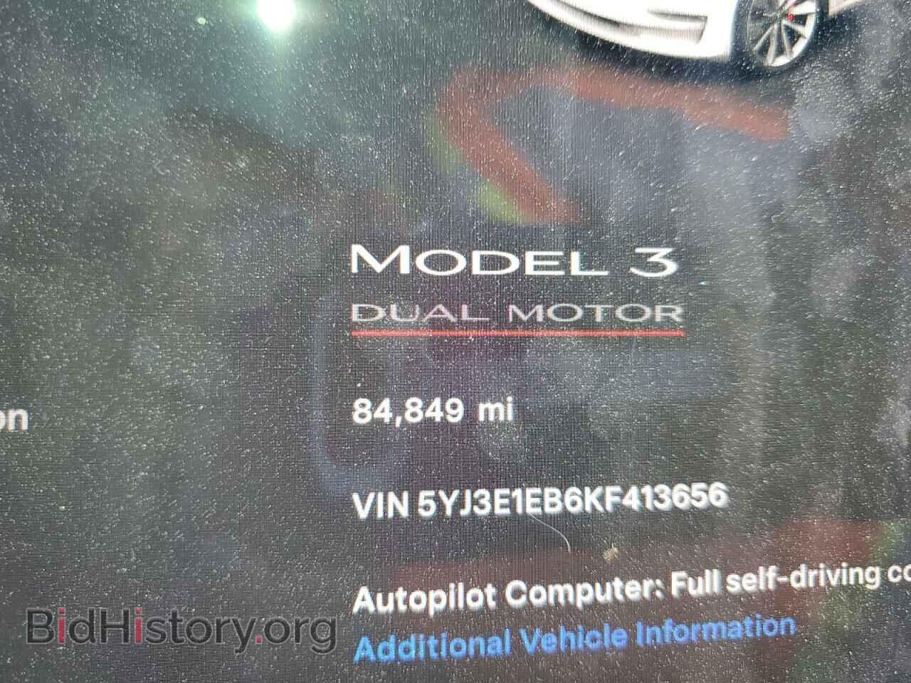 2019 TESLA MODEL 3 - VIN: 5YJ3E1EB6KF413656 - Фото 9