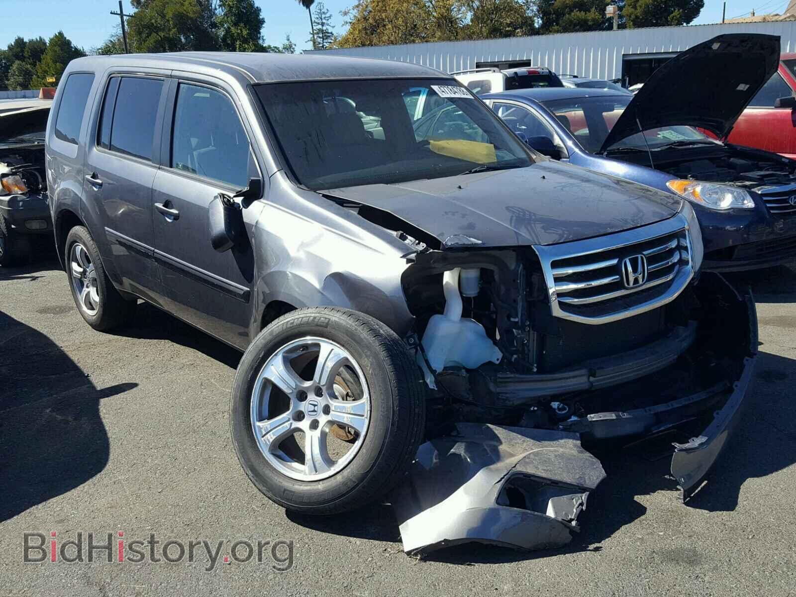 Photo 5FNYF3H40CB032995 - HONDA PILOT EX 2012