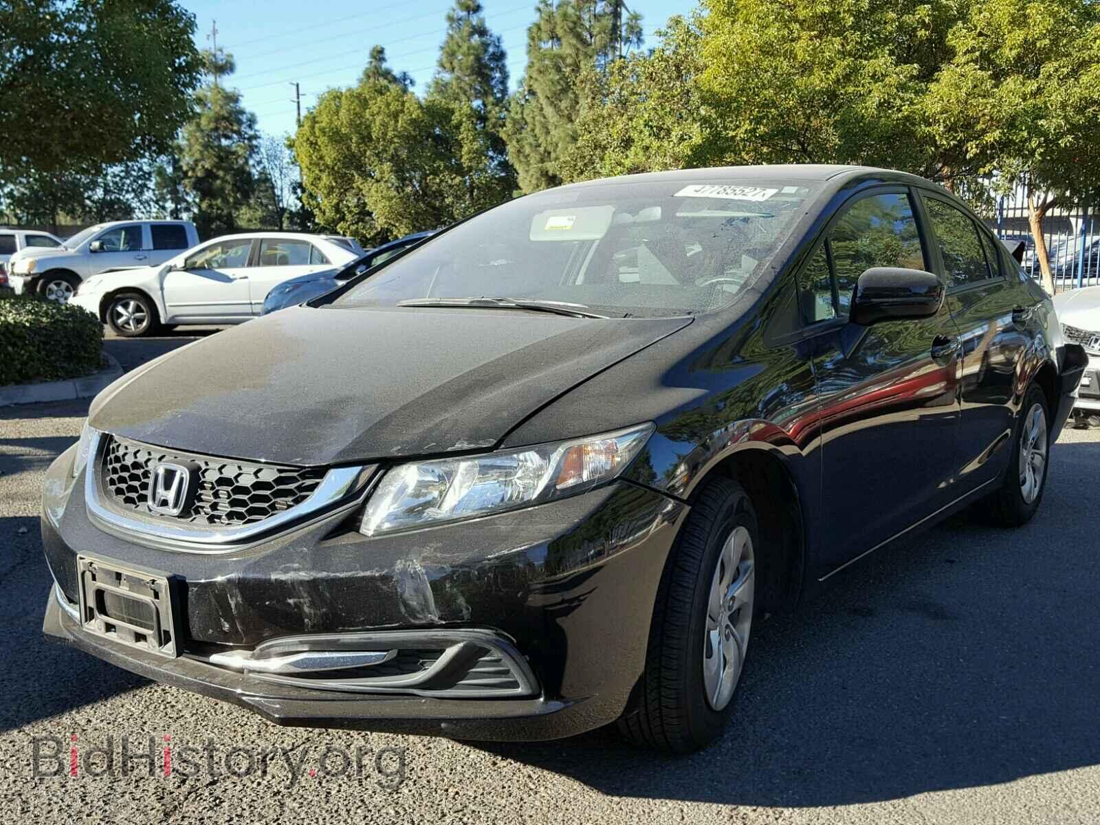 2014 HONDA CIVIC - VIN: 19XFB2F52EE225389 - Фото 2