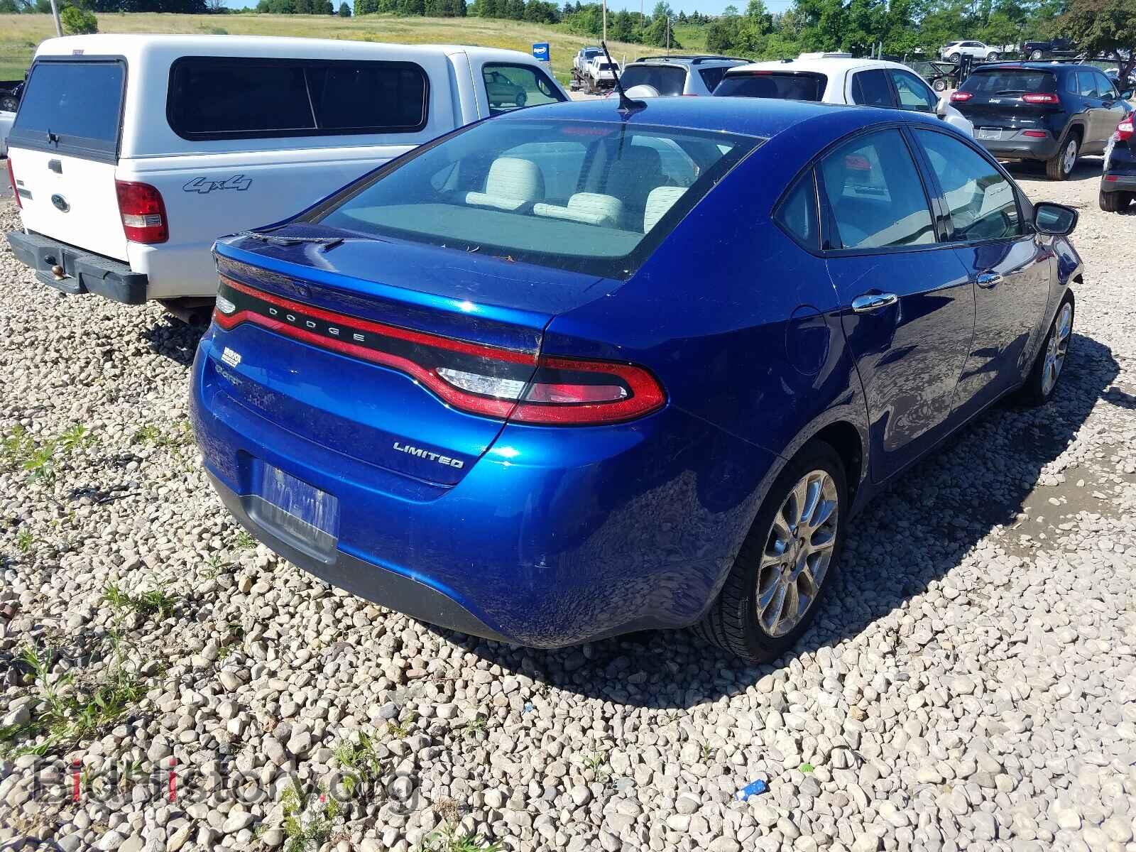 2013 DODGE DART - VIN: 1C3CDFCA0DD201862 - Фото 4